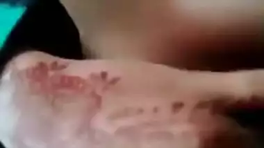 Beautiful girl fingering