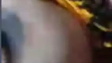 Hot wife exposing nude body curves to ex-lover