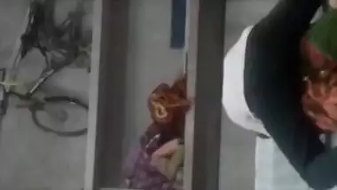 Mature bhabhi pussy fucking by money lender caught on cam