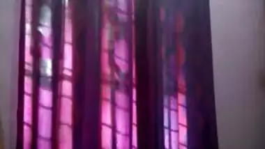 Tempting teen Desi lies down on her back to rub XXX body for sex show