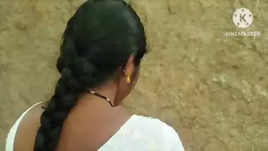 Indian outdoor sex of Nephew fucking his aunt in the bush