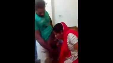Mature milf sucks long dick passionately