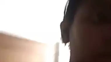 Striptease video call of a cheater bhabhi to lover